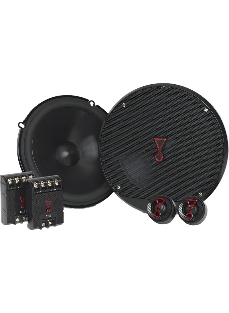 جي بي إل مجموعة مكبرات صوت JBL Stage3 607C ثنائية الاتجاه للسيارة - نظام صوتي احترافي من JBL بقوة 250 واط مع مكبر صوت 6.5 بوصة ومكبر صوت عالي التردد منفصل - أسود - Image 1